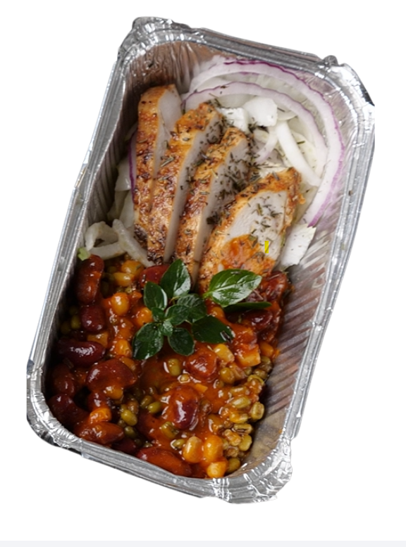 Poulet Grillé & Mélange Gourmand aux Légumes