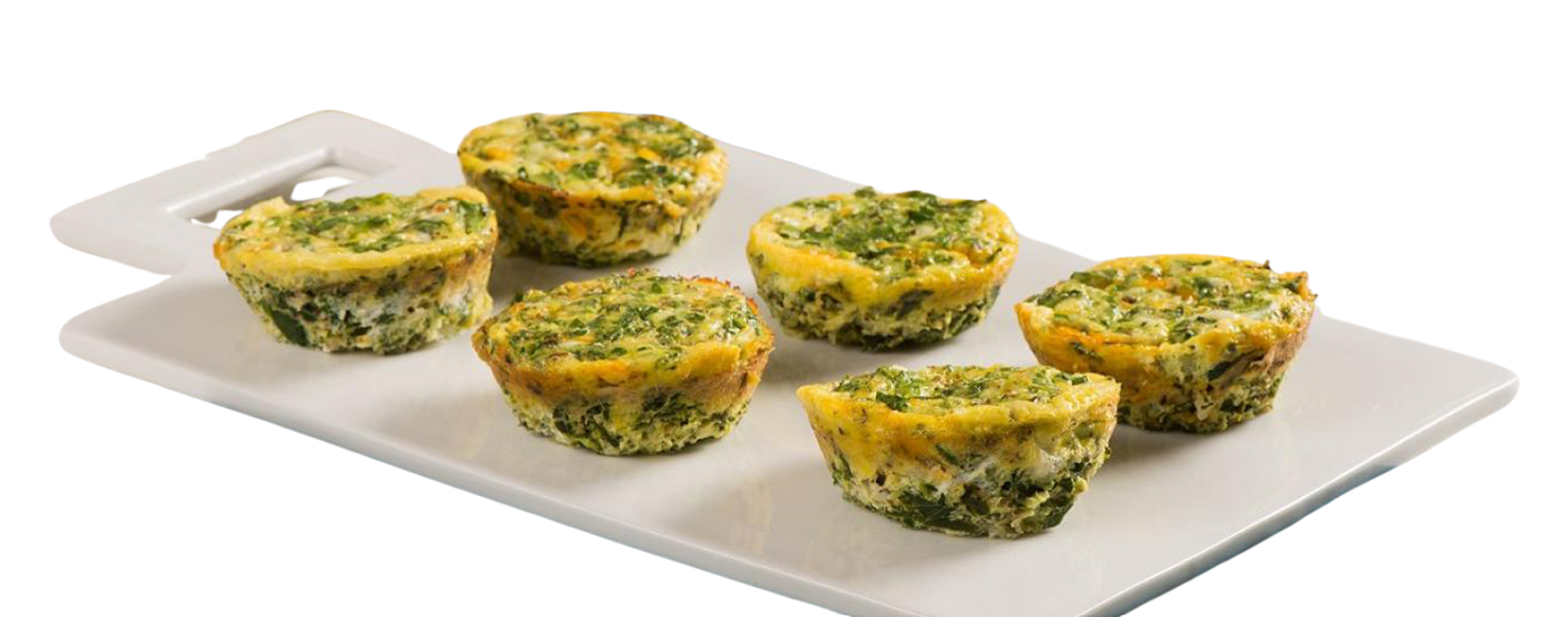 Omelettes aux épinards