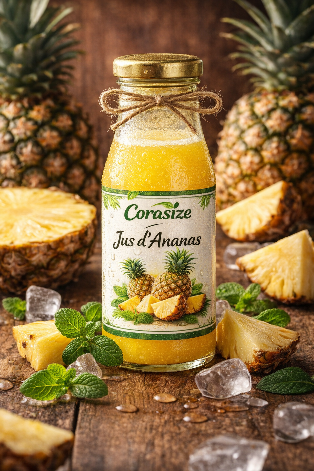 Jus d'ananas Naturel sans sucre ajouté